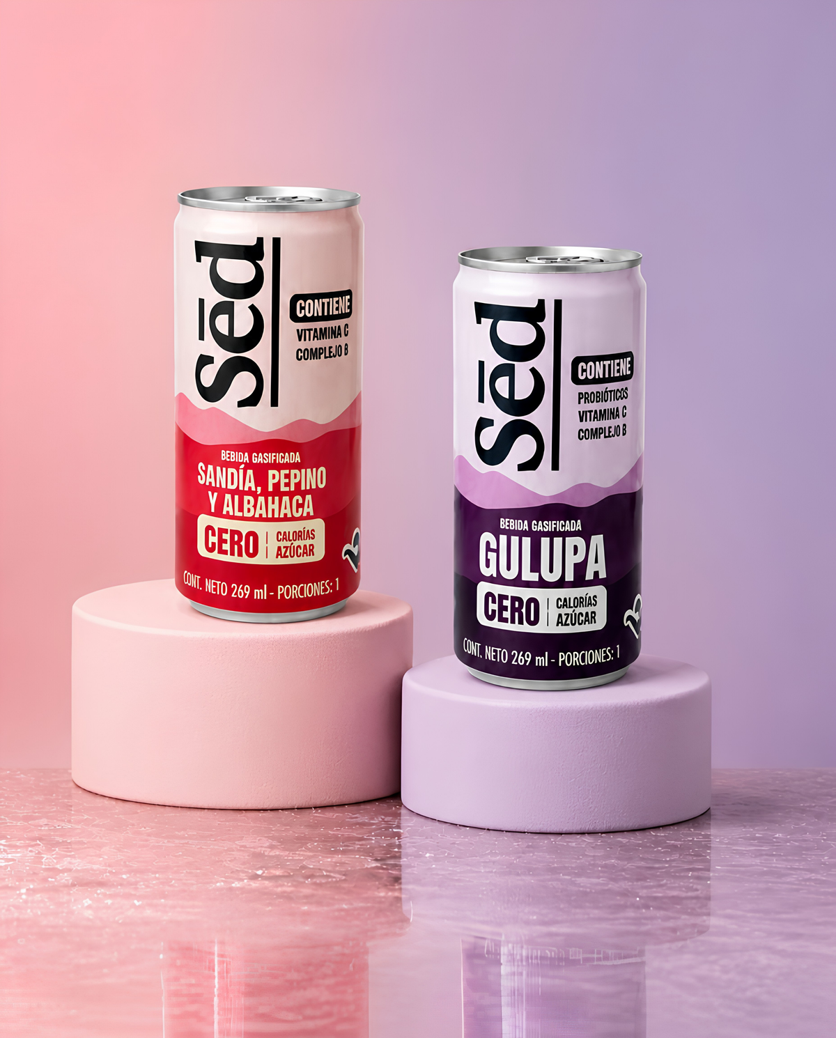 Sēd Mix — Gulupa y Sandía, Pepino y Albahaca